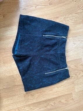 GENERATION Y Black Lace Shorts with Teal Lining